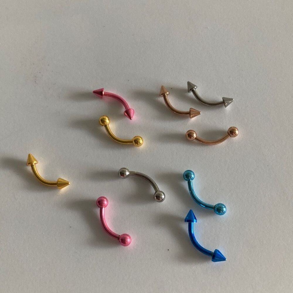 Body piercing screw back body jewelry  16g